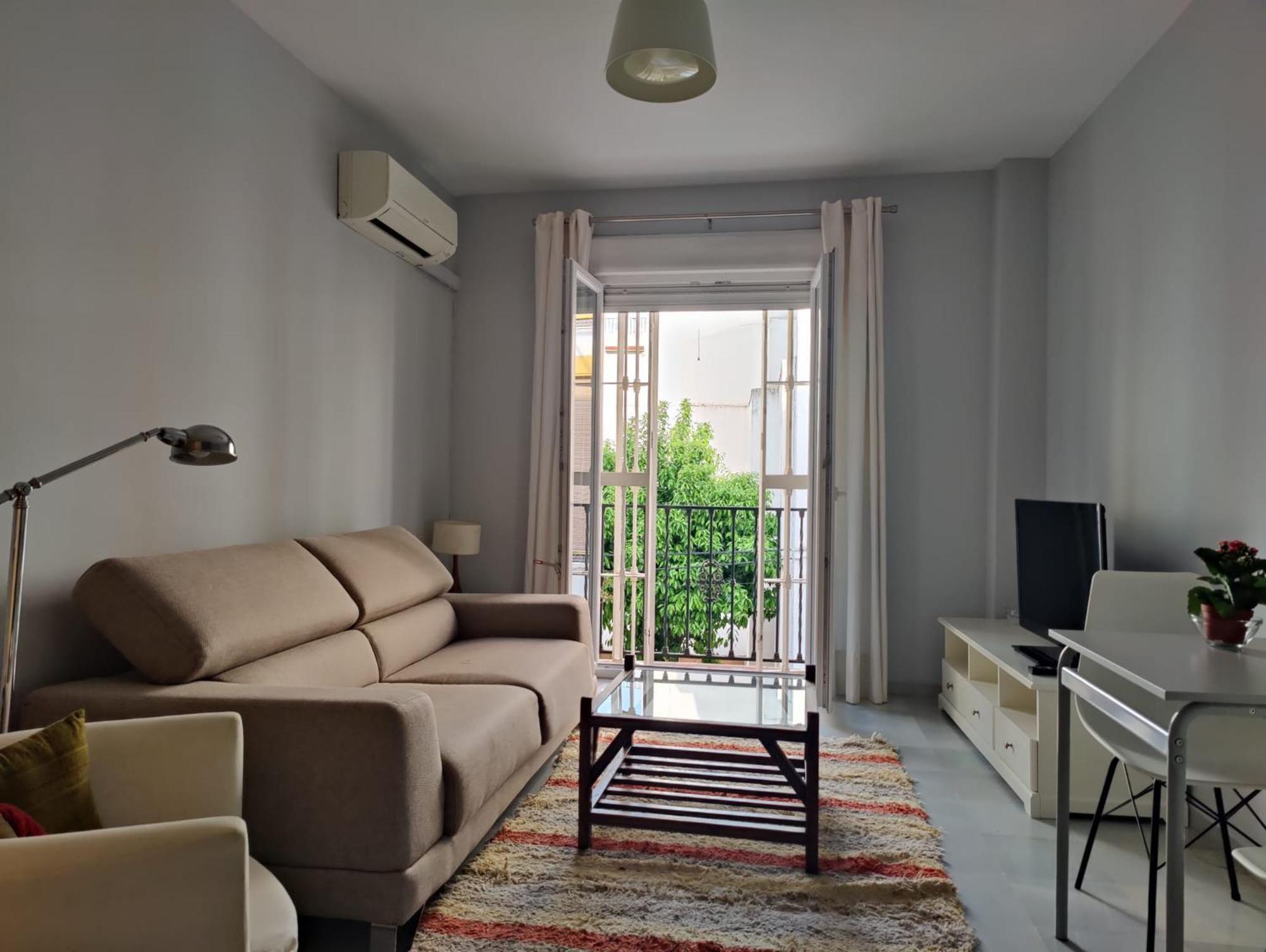 Luminoso Apartamento Exterior Con Balcon Y Patio En Centro Historico Feria-Alameda Sewilla Zewnętrze zdjęcie