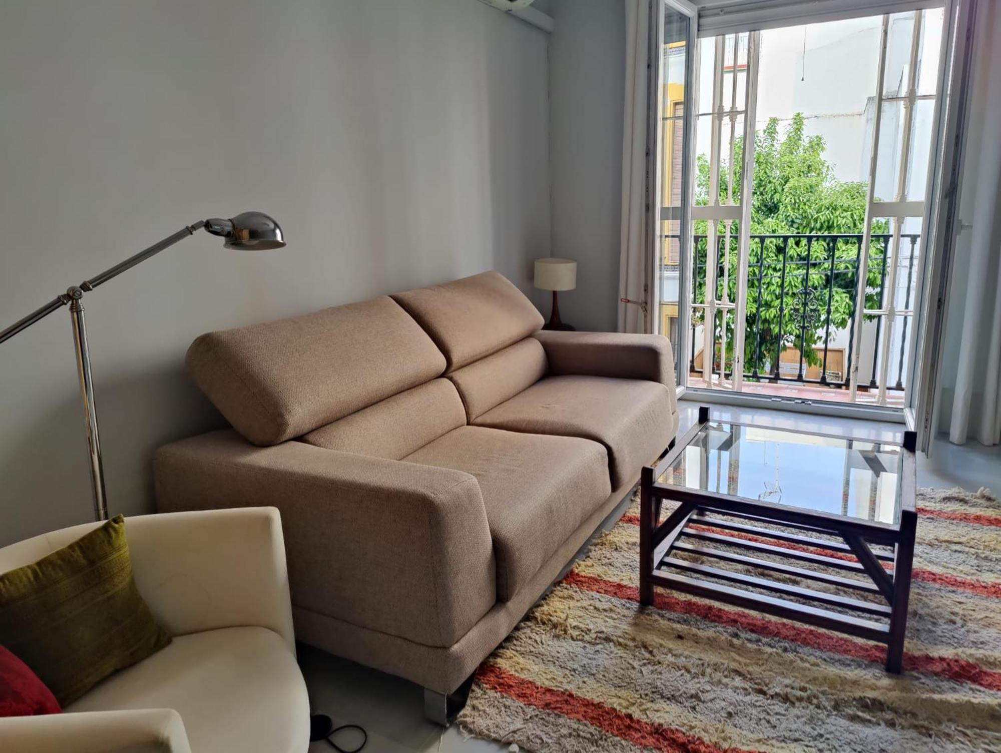 Luminoso Apartamento Exterior Con Balcon Y Patio En Centro Historico Feria-Alameda Sewilla Zewnętrze zdjęcie