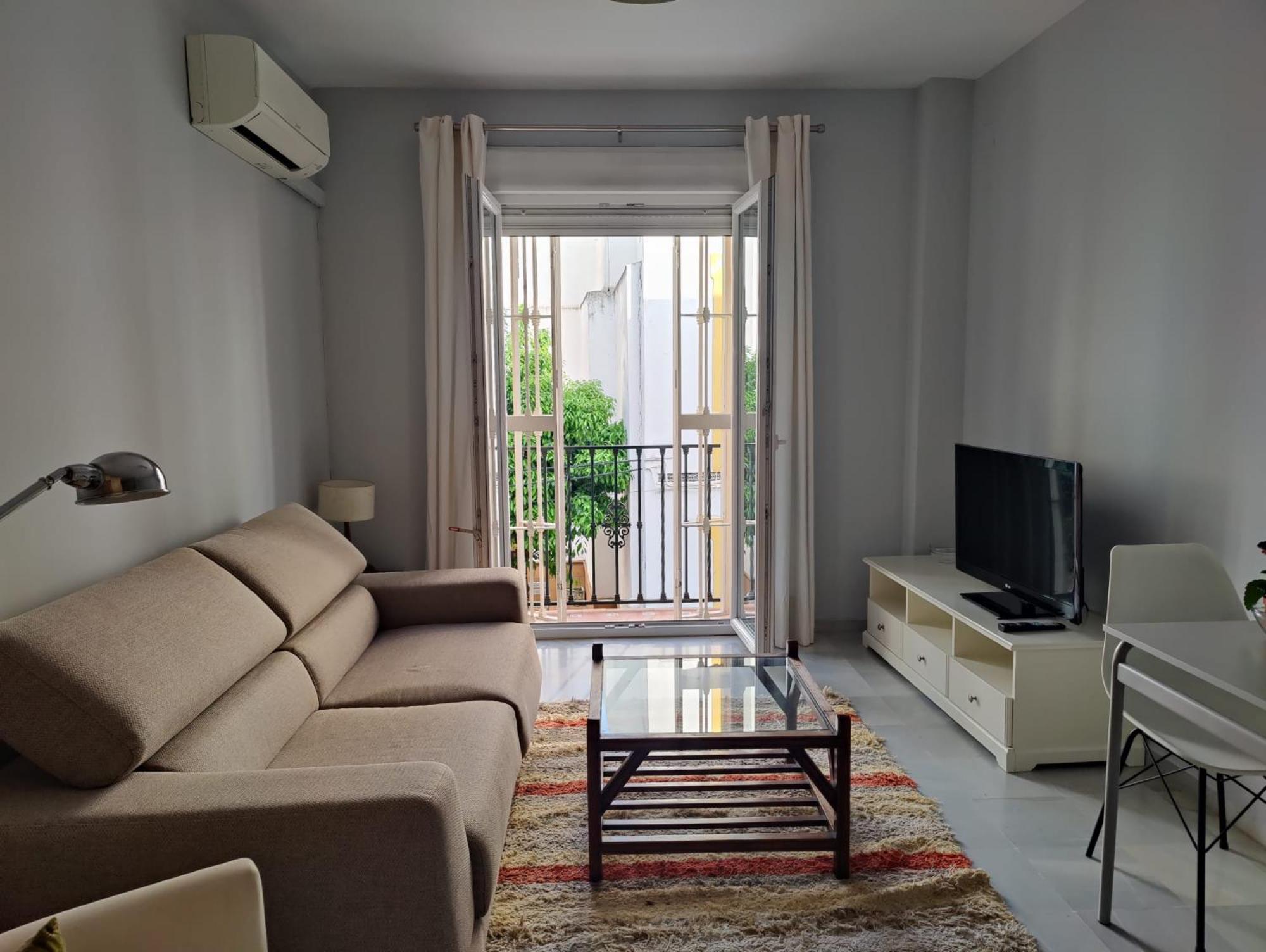 Luminoso Apartamento Exterior Con Balcon Y Patio En Centro Historico Feria-Alameda Sewilla Zewnętrze zdjęcie
